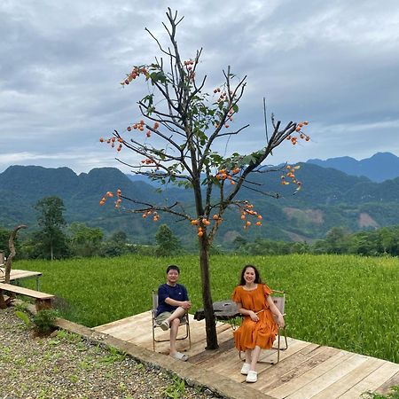 Pu Luong May Home & Cafe Lang Bang Exteriör bild