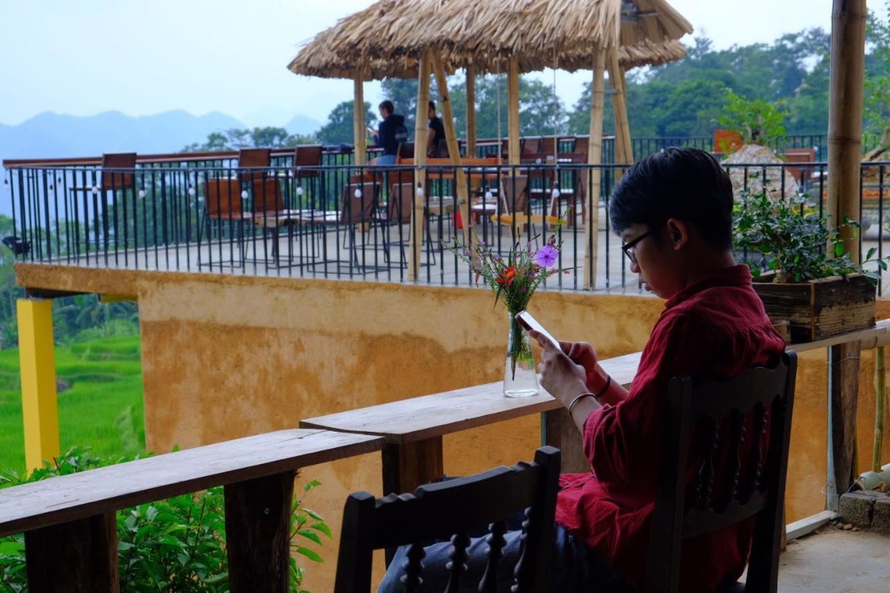 Pu Luong May Home & Cafe Lang Bang Exteriör bild